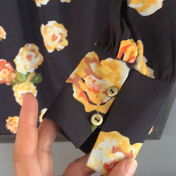 LOFT petites Long sleeve shift dress great for fall photo shoot size xsp - Picture 4 of 5